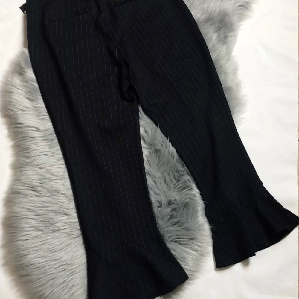 Final Price Blogger Belle Vere Ruffled Pinstripe